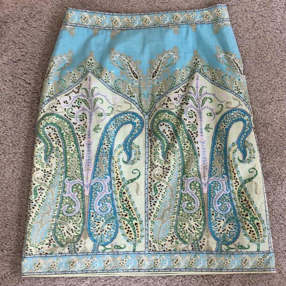 Elie Tahari lightweight cotton skirt - Picture 3 of 10